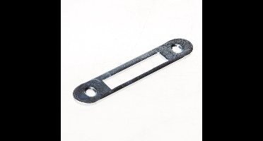 Sluitplaat - Staal verzinkt - Nemef - Nemef P 4915/12 sluitplaat, afgerond