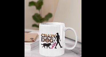 Mok Beker voor het baasje van een prachtig hondje, hond moeder, papa, hondencadeau type 37