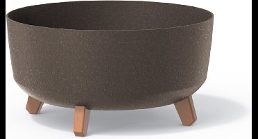 Prosperplast Gracia Low Eco Wood - Bloempot - Coffee kleur | 14,3 L