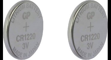 GP Batterij CR1220 - Knoopcel - Lithium - 3Volt - 2 STUK(S)