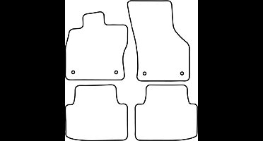 Automatten | Mattenset Volkswagen Passat - 2014 ->