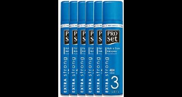 Proset Hairspray / Haarlak– Extra Strong - Voordeelverpakking 6 x 300 ML