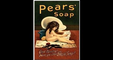 Magneet Pears Meisje en Kat