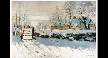 Kunstdruk Claude Monet - La pie 70x50cm