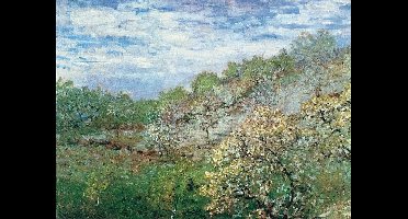 Kunstdruk Claude Monet - Bäume in Blüte 80x60cm