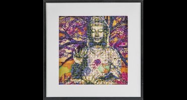 Diamond painting | Buddha | Afmeting: 30 x 30 CM | Inclusief diamond painting pen | Diamond painting volwassenen