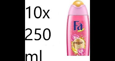 Fa Douchegel Magic oil - Parfum Jasmine Rose - Voordeelpak 10x 250ml