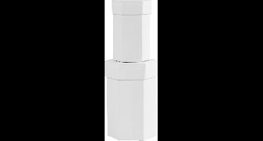 Creotime Dozen Zeskantig Karton 7-9 Cm Wit 2-delig