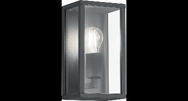 TRIO GARONNE - Wandlamp - Antraciet - excl. 1x E27 7W - Buitenverlichting - IP44