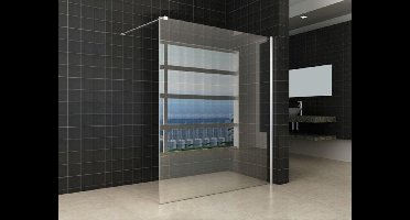 Inloopdouche Douchewand - 160x200cm - Muurprof. Antikalk