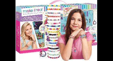 Make it Real - Mega Sieraden Studio - 850 onderdelen - Maak 50 unieke armbanden