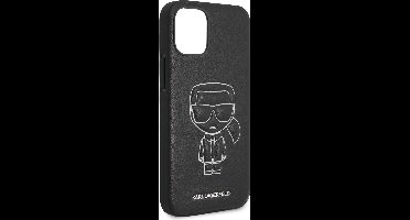 Wit hoesje van Karl Lagerfeld - Backcover - iPhone 12 Mini - Embossed