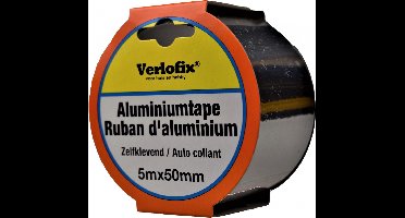 Verlofix Aluminiumtape Zelfklevend 50 Mm X 5 M Aluminium Zilver