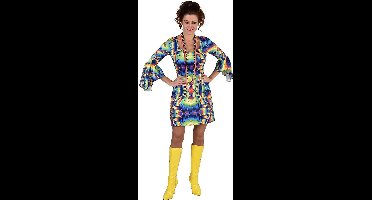 Magic Design Verkleedjurk Groovy Dames Polyester Groen Maat L