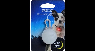 Hondenlampje - Nite-Ize Spot Lit safety light rond - Rood
