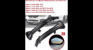 Passend Voor Bmw Dynamische Led Knipperlichten Spiegel Dynamic Passend Voor 3 Serie G20 G2 5 Serie G30 G31 G11 G12 G32 G14 G15 G16 M5