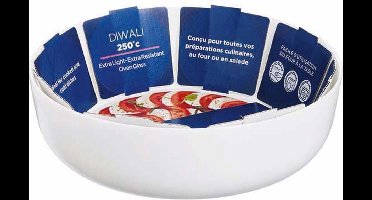 Serveerschaal Luminarc Diwali Wit Glas (22 x 7 cm)