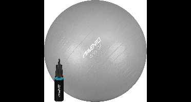 Avento Fitness/Gymbal + Pomp - Ø 65cm - Zilver
