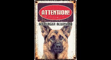 Plenty Gifts Waakbord Allemand 21 X 14 Cm Staal Bruin (fr)