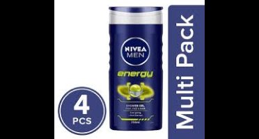 NIVEA Men Energy Douchegel - Multipack 4 x 250 ml