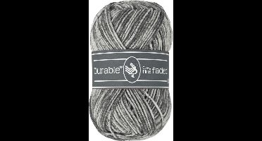 Durable Cosy fine faded Charcoal (2237) - acryl en katoen garen tie-dye - 5 bollen van 50 gram