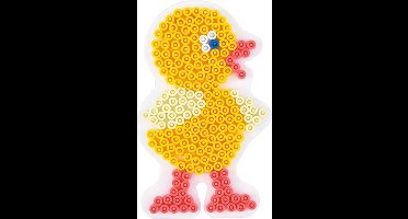 Hama midi KIP / KUIKEN / VOGEL strijkkralen vormpje / figuur / grondplaat voor normale strijkparels (strijkkralenbordje / legbordje boerderij dier Paaskuiken, Pasen, voorjaar)