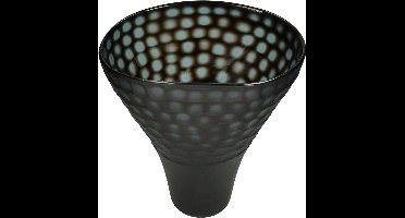 Wants&Needs Vaas Glas Zwart 29 X 24 X 32