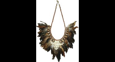 Wants&Needs Ornament Feather Naturel 35 X 2 X 50