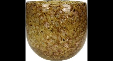 Wants&Needs Vaas Glas Bruin 18 X 18 X 17.5