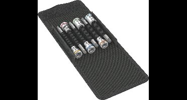 Wera 8740 B HF 05003185001 Spiraalgroef-dopsleutelinzetset 3/8 (10 mm) 6-delig