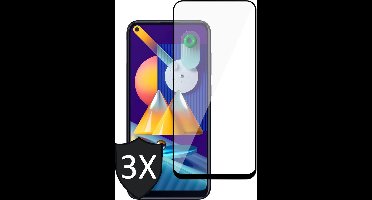 Screenprotector geschikt voor Samsung M11 - 3x Screen Protector Full Screen