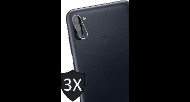 Camera Screenprotector geschikt voor Samsung A11 - 3x Screen Protector Glas