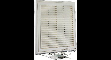 Renson afsluitbare verluchtingsrooster met muggengaas PVC 250 x 250 mm