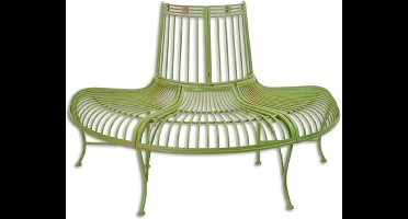 Groen Rond bankje deel - Bankje - Voor rondom boom - 31 cm hoog