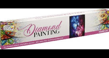 Diamond painting | Wolven | Afmeting: 30 x 40 CM | Inclusief diamond painting pen | diamond painting volwassenen