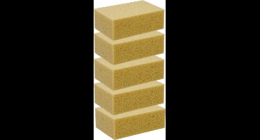 HP Autozubehör - Gele sponsen - 5 stuks - Autospons - Sponsen voor de auto - Geel - (l x b x h) 20 x 7 x 13 cm