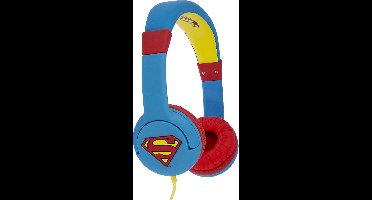 Superman - kinder koptelefoon - volumebegrenzing - verstelbaar - comfortabel