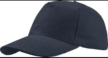 Atlantis Liberty Five Buckle Heavy Brush Cotton 5 Panel Cap (Marine)