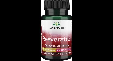 Swanson Resveratrol 250mg - Voedingssupplementen - 30 Capsules