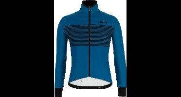 Santini Fietsjack lange mouwen Petrol Heren - Colore Winter Jacket Petrol Green - XS