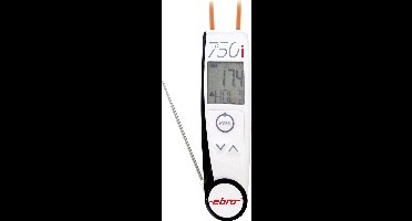 ebro TLC 750i Infrarood-thermometer en insteekthermometer Optiek 2:1 -50 tot +250 °C Conform HACCP, Contactmeting, Contactloze IR-meting, IP65