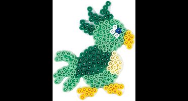 Hama midi PAPEGAAI / PAPAGAAI / VOGEL strijkkralen vormpje / figuur / grondplaat voor normale strijkparels (strijkkralenbordje / legbordje dier, creatief kralen voor kinderen / kinderfeestje, vakantie!)