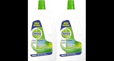 Dettol Allesreiniger Power & Fresh - Original - 1,5L x2