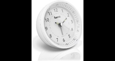 Hama Radiogestuurde wekker "Roundly", wit