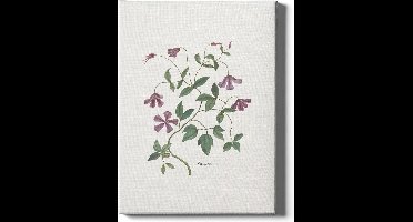 Walljar - Clematis - Muurdecoratie - Poster