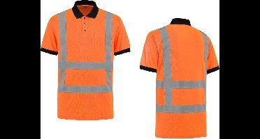 Polo-Shirt High Visibility RWS FluoOranje maat 4XL