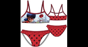 Ladybug Miraculous bikini - rood - Maat 104 / 4 jaar
