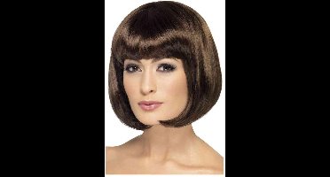 Smiffys - Pruik - Partyrama - Bobline - Bruin