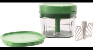 Multihakker Groen 0,6l D11,5x9,5cmmet Klopper En Deksel On The Go