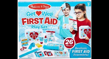 Melissa & Doug EHBO-koffer speelgoedset met accessoires - dokterskoffer.